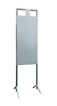 Panneau électoral tube carré 1 candidat