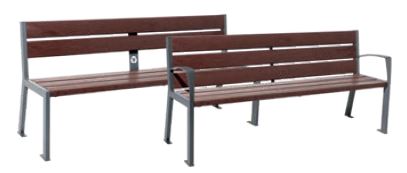 Banc plastique recyclé - Gamme SILAOS