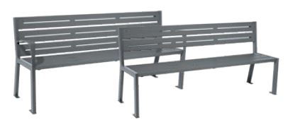 Banc  acier - Gamme SILAOS