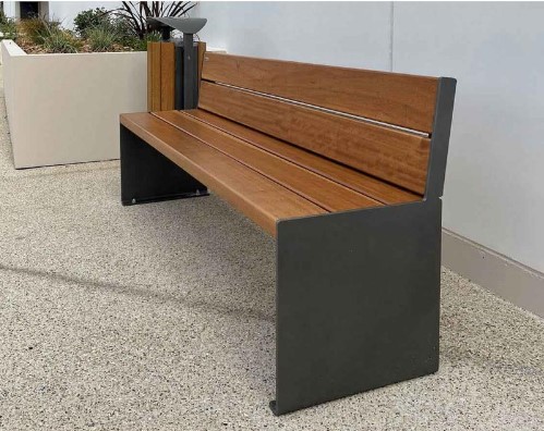 Banc ligne KUB - Gamme Bois