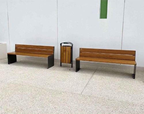 Banc ligne KUB - Gamme Bois