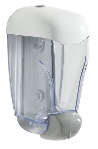 DISTRIBUTEUR SAVON OLEANE 0.8L ABS BLANC ET TRANSLUCIDE