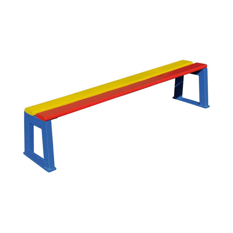 Banquette SILAOS version maternelle multicolore