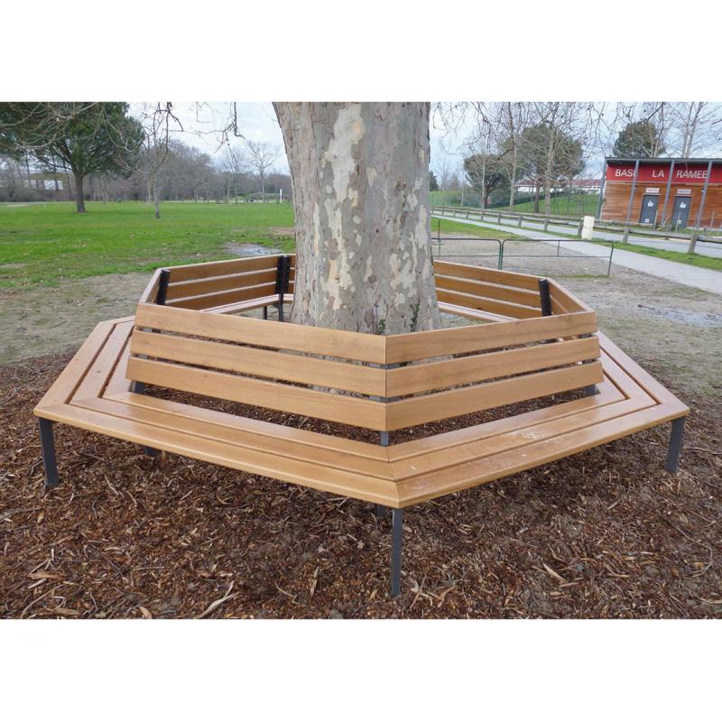 Banc tour d'arbre SILAOS