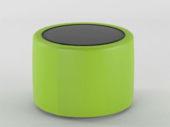 *Pouf réglisse  interieur noir