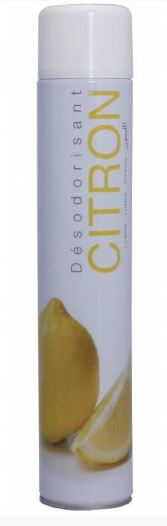 AEROSOL DÉSODORISANT CITRON 750mL