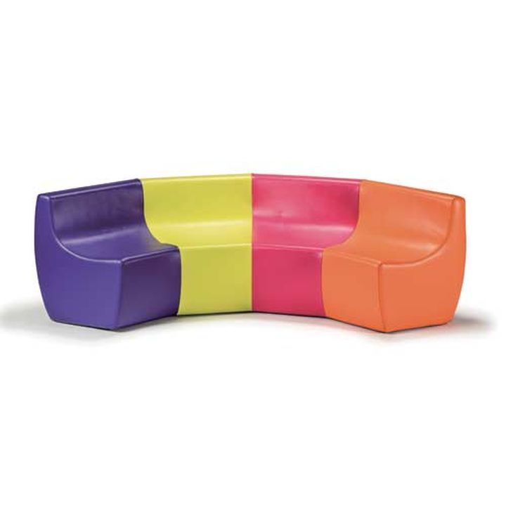 Banquette 4 places angle 120° ECLIPSE Taille : Junior
