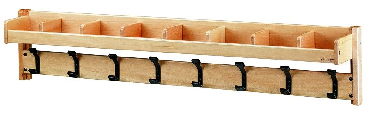 Lisse à casiers 8 patères