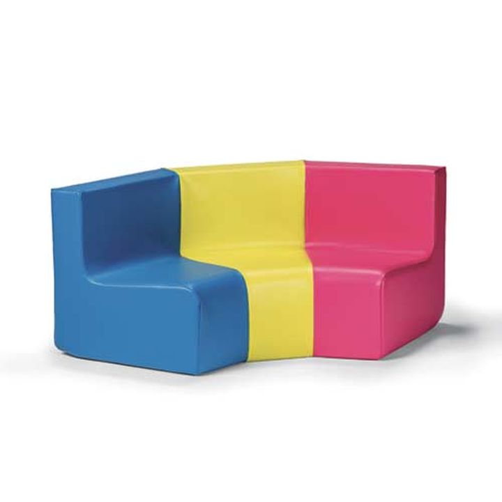 Banquette 3 places angle 90° KID'S
