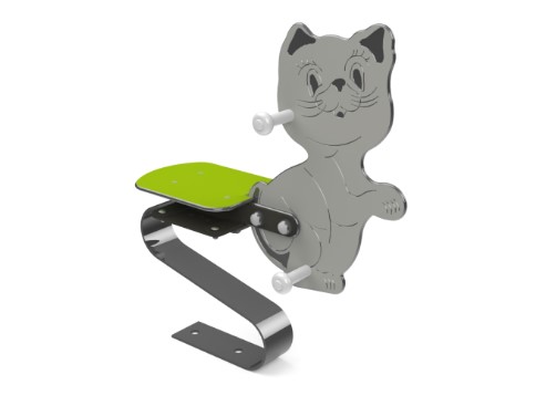 Jeu sur ressort à lame Puce Chat